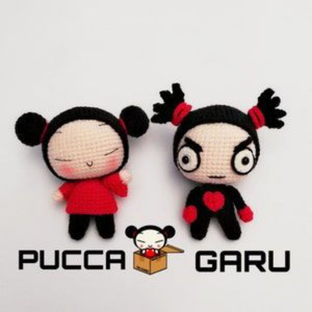 PUCCA & GARU Amigurumi | Boneka Rajut Pucca