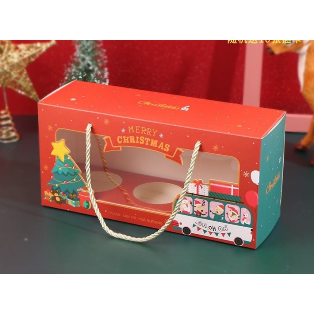 

Exclusive Christmas Box Natal 3 jar 600ml box natal 3 jar 750ml box natal 3 jar 800ml Box Natal 3 cupcake Box christmas cookies box natal cookies dus natal kuker Kotak Kue Cupcake gable box kue gable box bolu gulung box hamper natal 3 jar 600ml