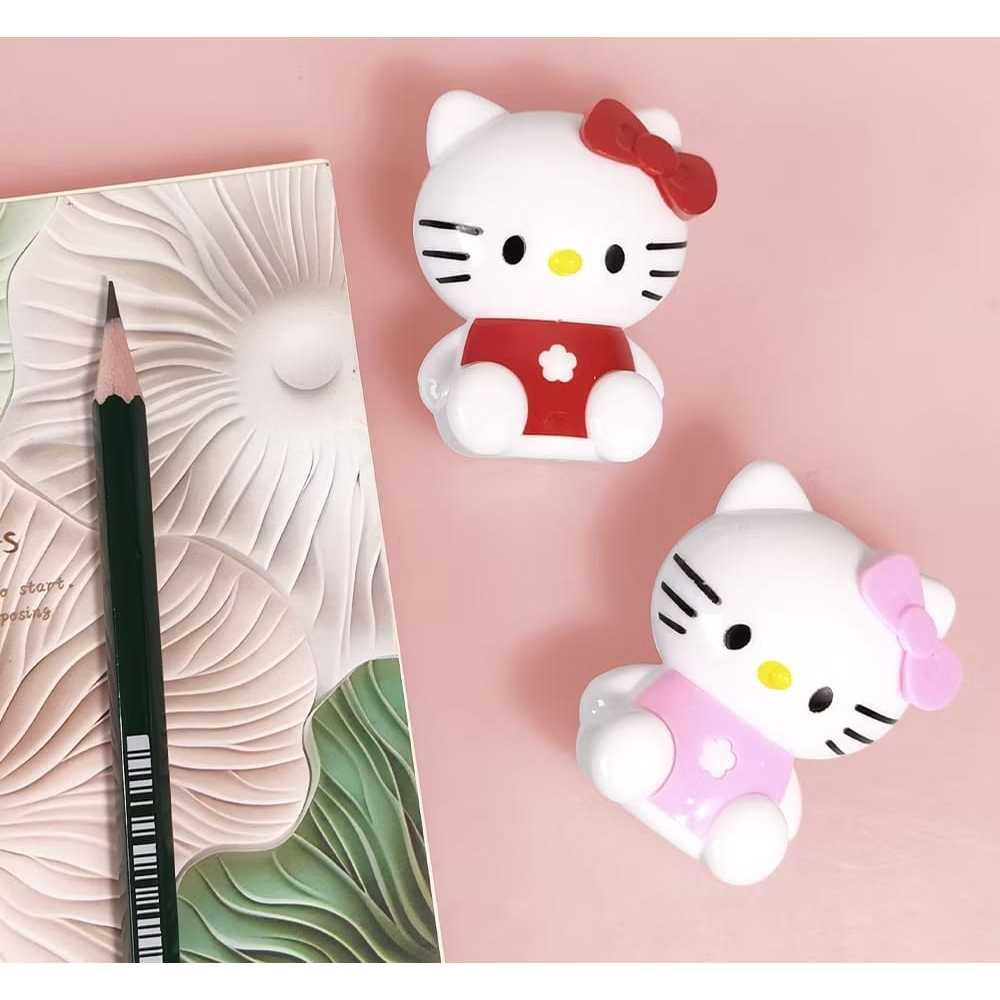 

1 PCS LX-616 RAUTAN PENSIL 1 LUBANG HELLO KITTY PENCIL SHARPENER
