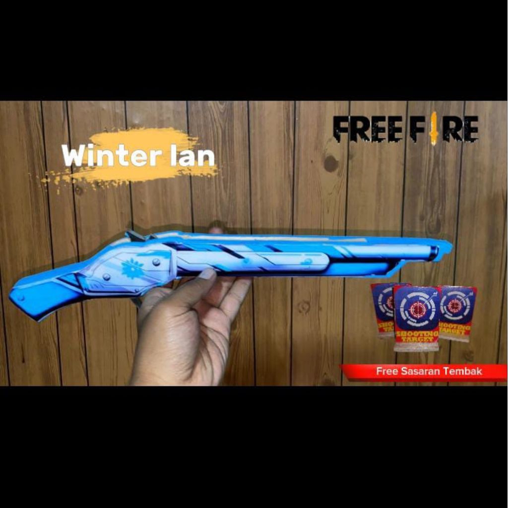 mainan tembakan peluru karet WINTERLAND