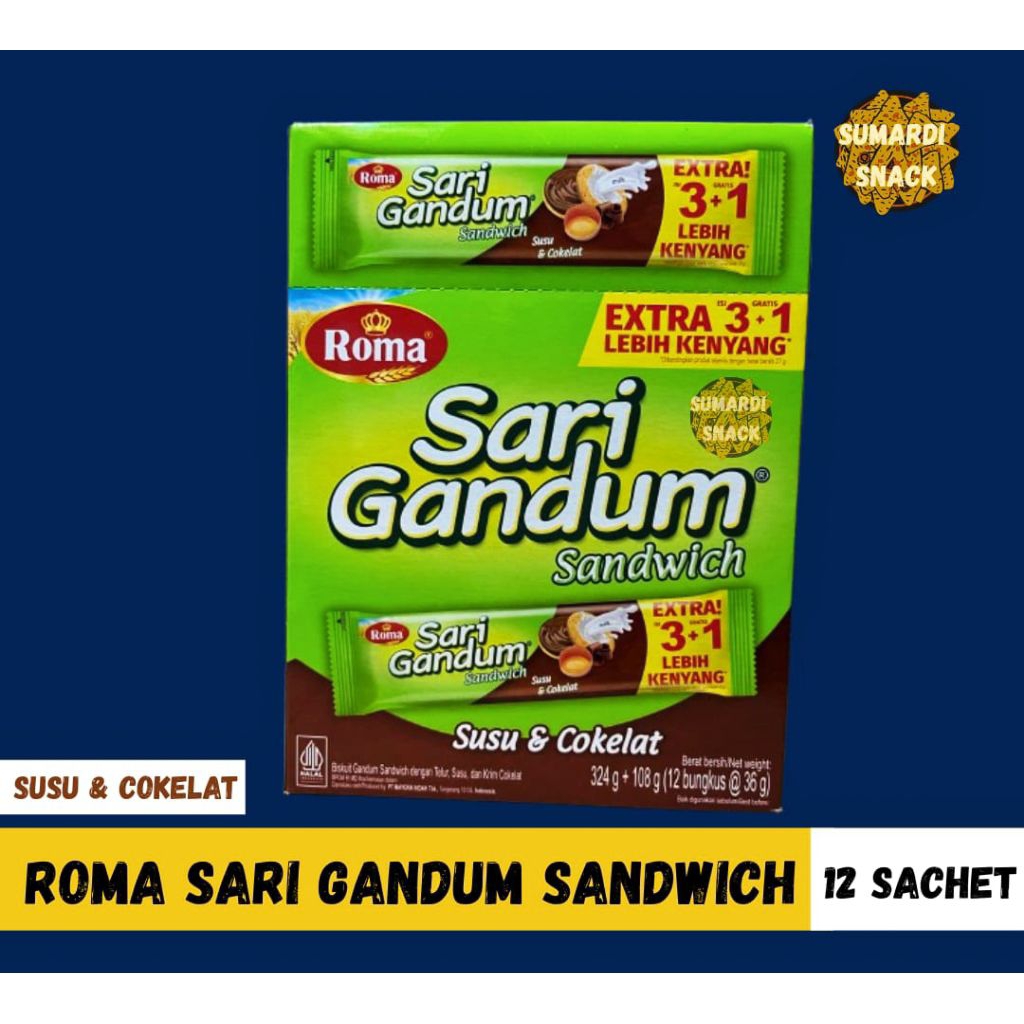 

Roma Sari Gandum Sandwich | ROMA SARI GANDUM SANDWICH