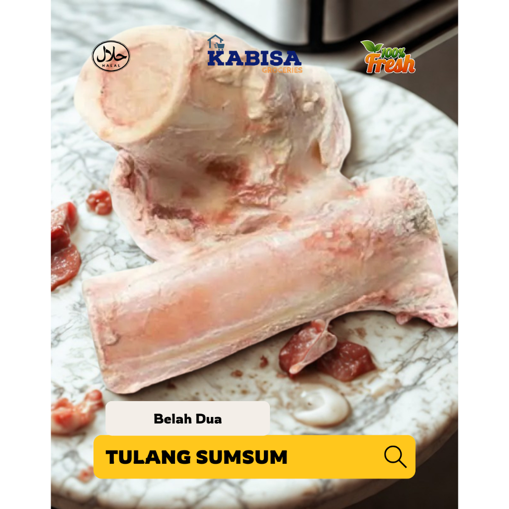 Tulang Sumsum Sapi 1 kg Halal / Balung Meat potong