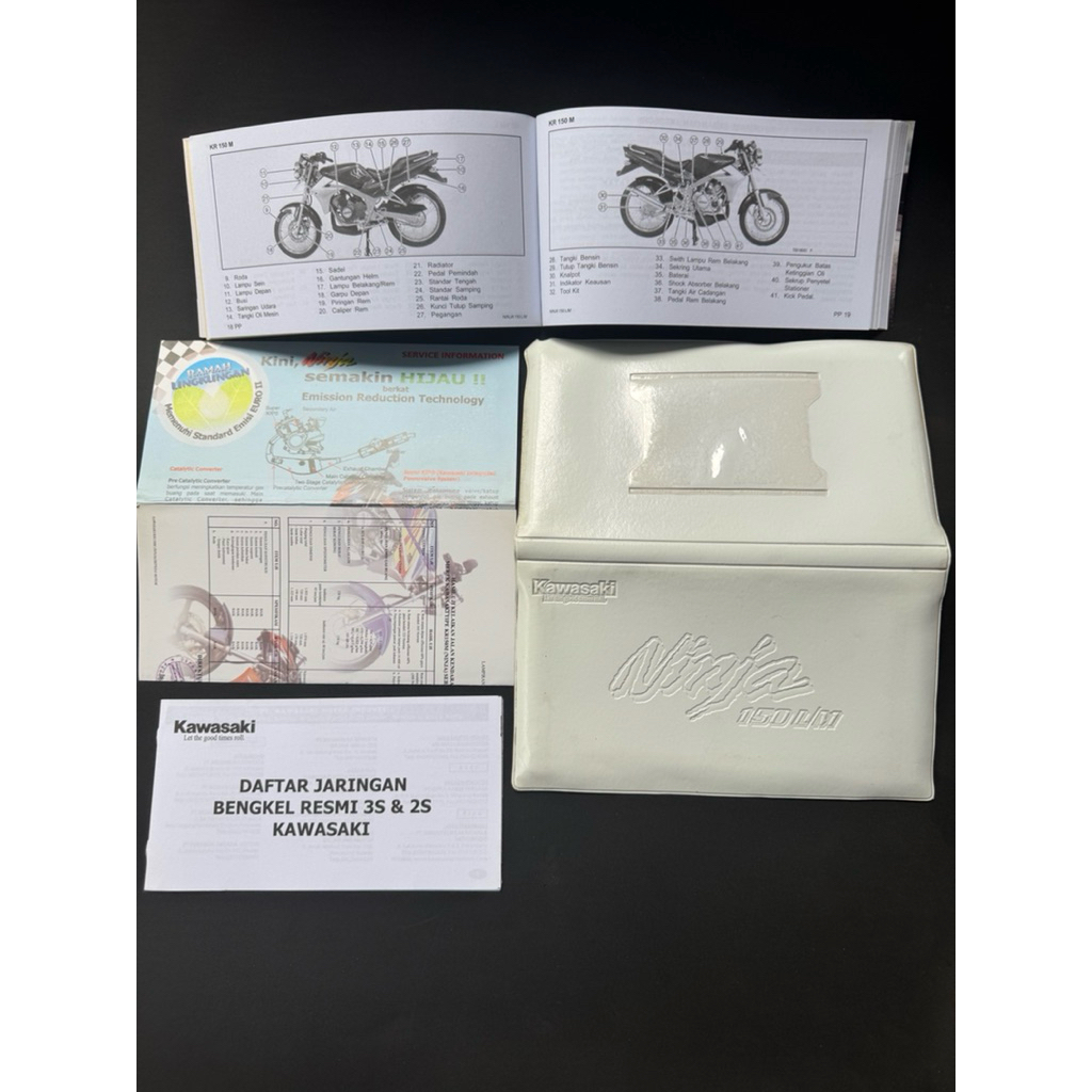 BUKU MANUAL / MANUAL BOOK KAWASAKI NINJA M NOT SS , R,RR, Zx