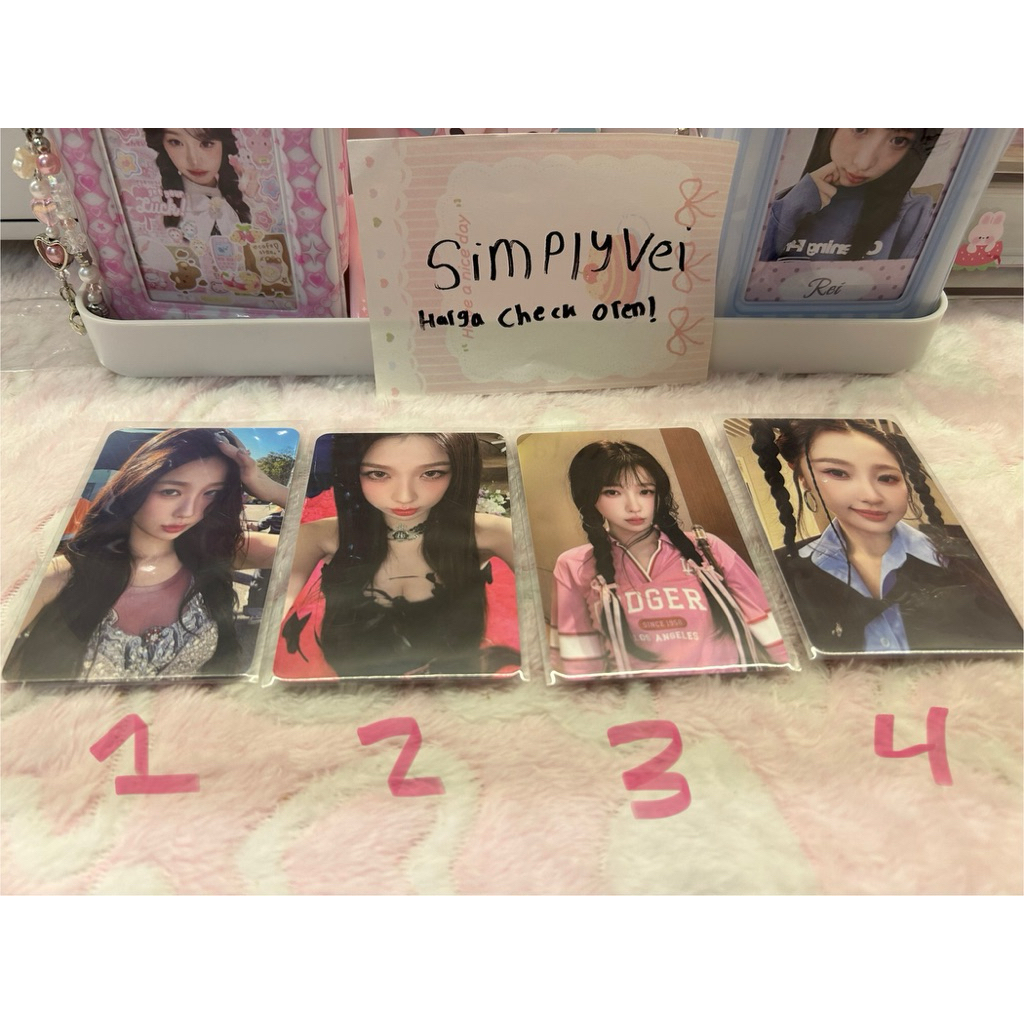 photocard official Yu Shuxin / Esther Yu (include packing & freebies