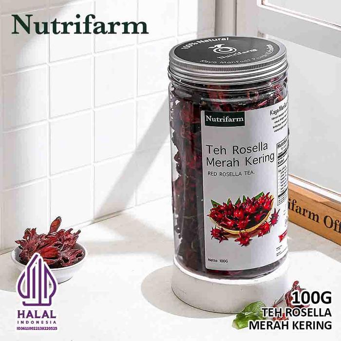 

NUTRIFARM TEH ROSELLA MERAH KERING PREMIUM 100 GRAM - TEH ROSELLA MERAH KERING 100G
