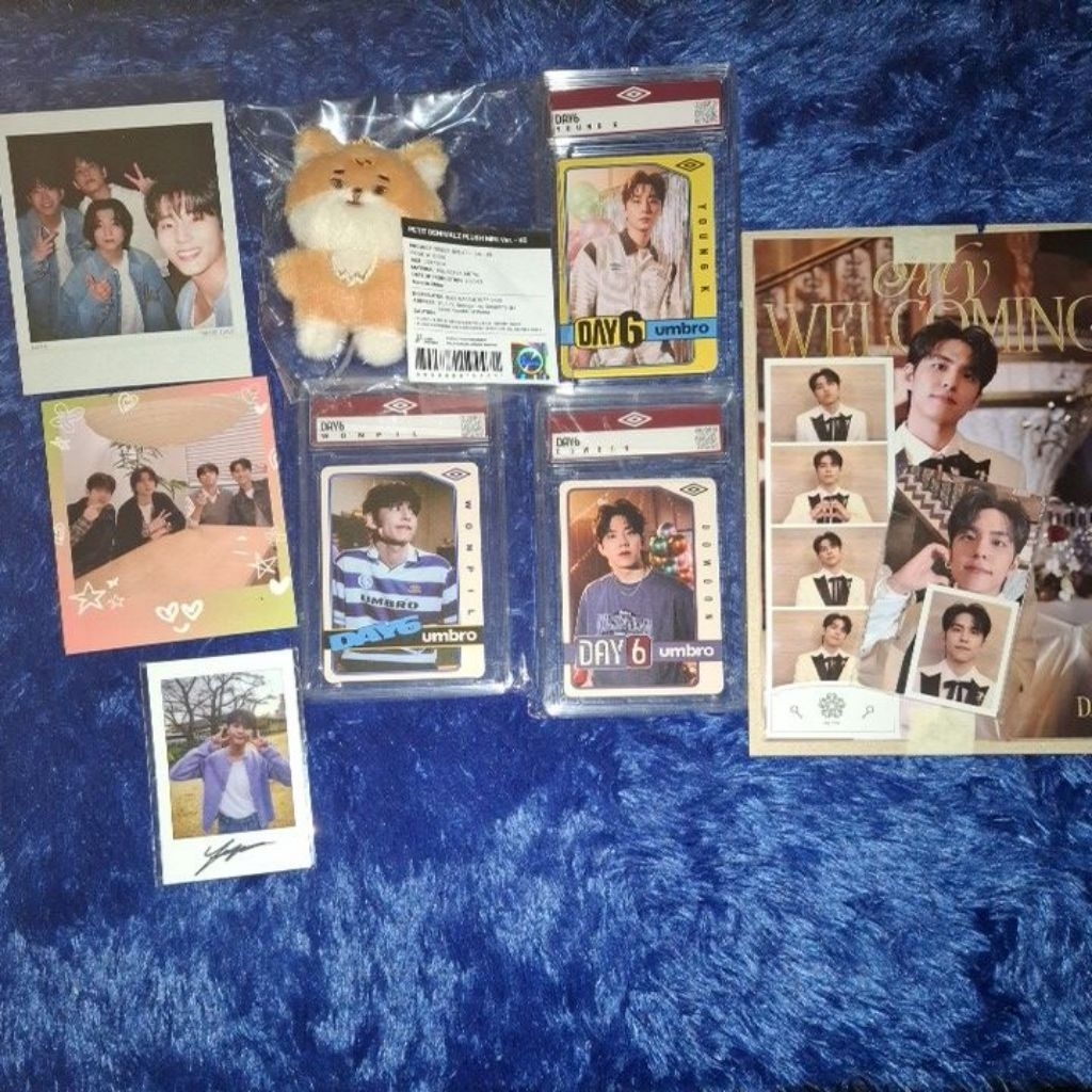 [READY STOCK] PETIT DENIMALZ PLUSH MINI KKE PHOTOCARD UMBRO DAY6 2 SIDE / DOUBLE SIDE WONPIL DOWOON 