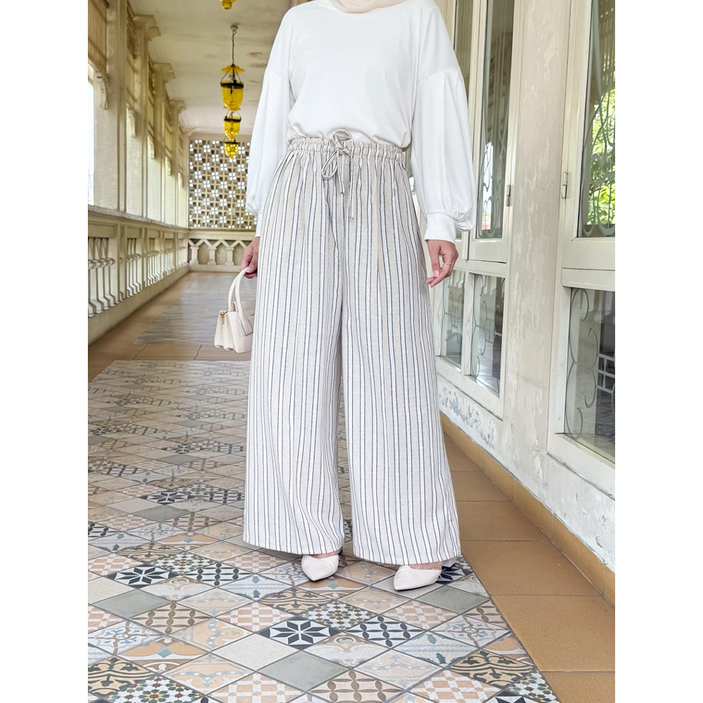 LOCANA LABEL / STRIPPY LINEN PANTS ORIGINAL LOCANA LABEL