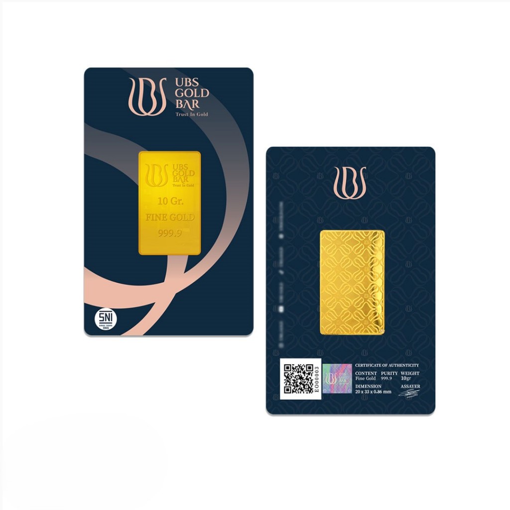 Emas Logam Mulia UBS 10 Gram