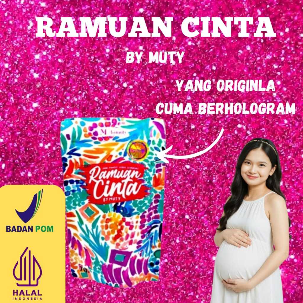 

(Top Brand)Ramuan Cinta By Muty Ecer Original 70 Gram Berhologram