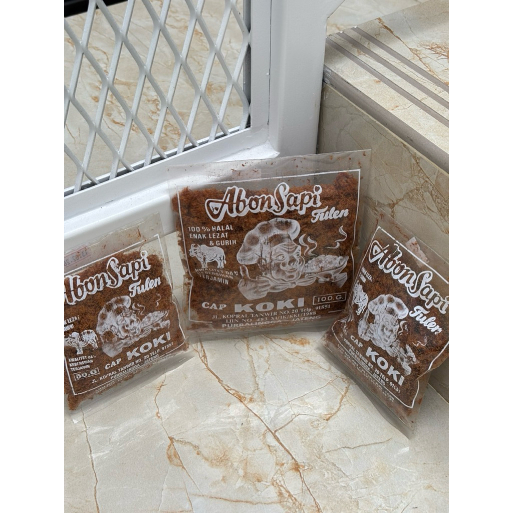 

Abon Sapi Cap Koki Khas Purbalingga