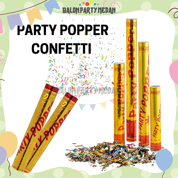 Party Popper Confetti Pesta Ulang Tahun Petasan Semburan Kertas