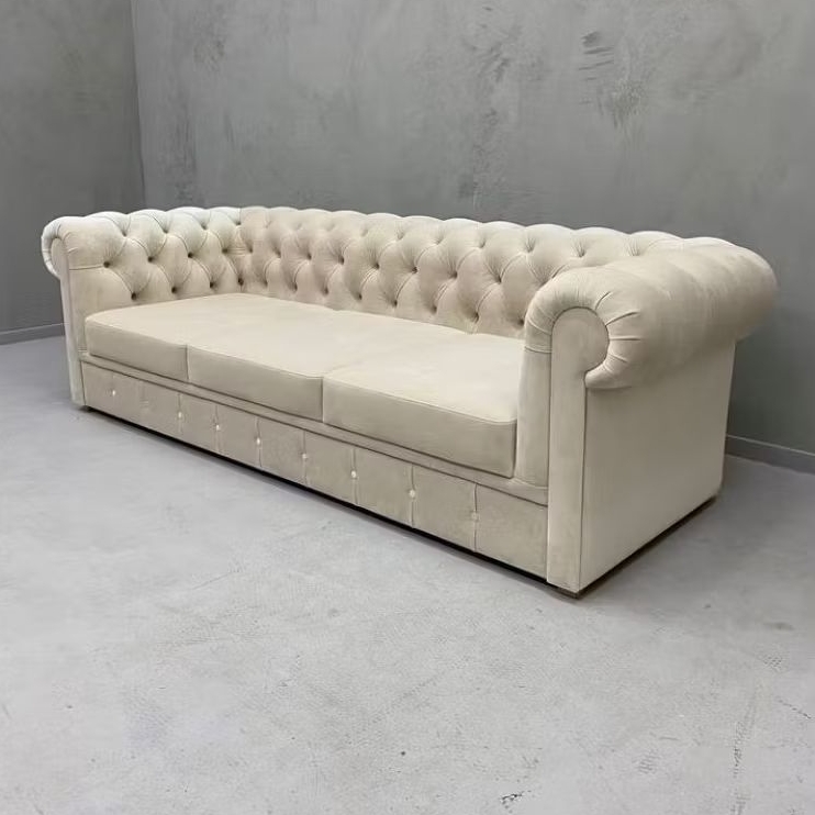 Sofa Chesterfield kancing seribu/Sofa Tamu Mewah