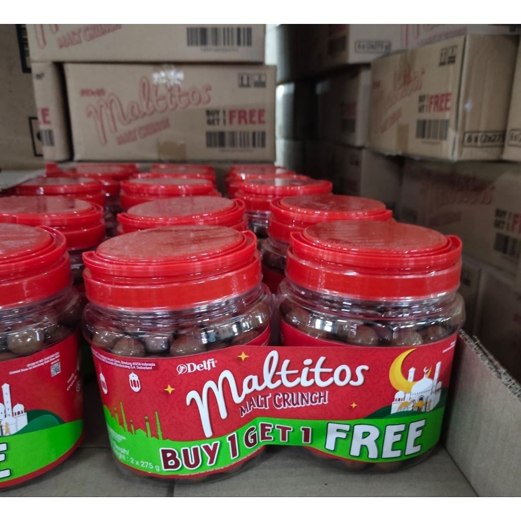 

Delfi Maltitos Malt Crunch 275gr Dapat 2 Toples