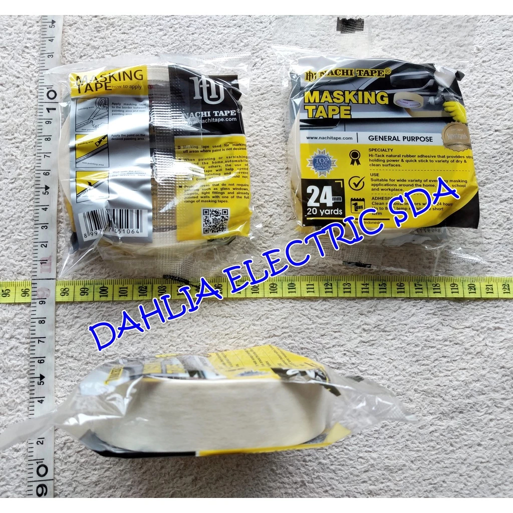 

ISOLASI KERTAS/ MASKING TAPE 24mm NACHI