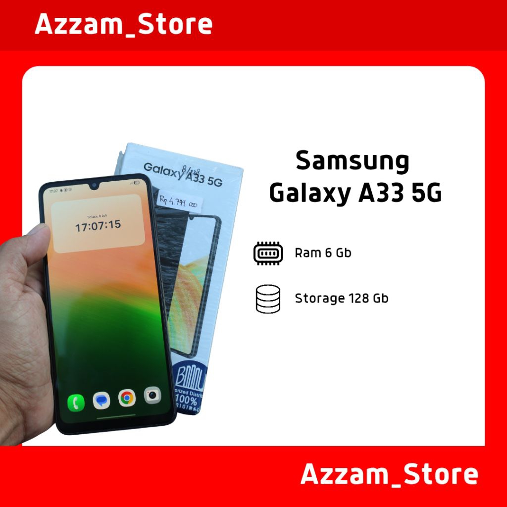 Samsung A33 5G second/bekas