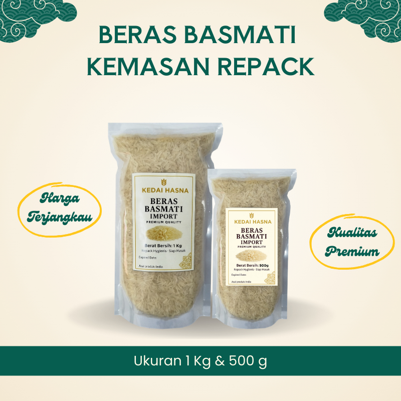 

Beras Basmati Premium Kemasan Repack Hygienis Kualitas Premium