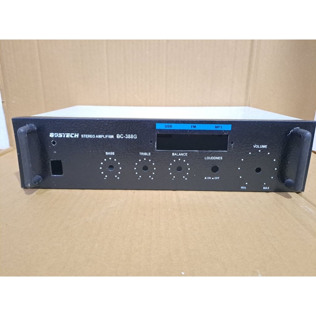Box Amplifier plat Kaleng with Usb Bostec BC 388 * Promo *