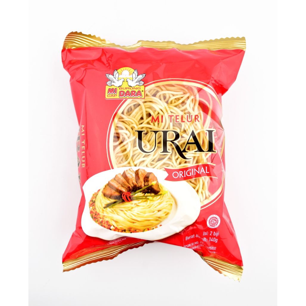 

Burung Dara Mie Telur Urai Original 140 gram