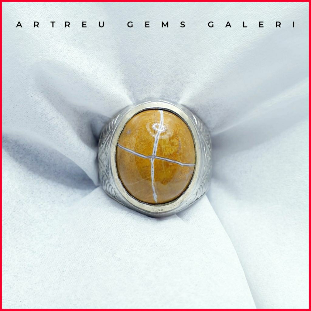 Batu Tapak Jalak Badar Asem | COD Bisa | Cincin Batu Akik Ring 5 - 10