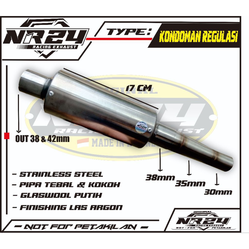 Tabung kondoman regulasi beat karbu, kondoman roadrace