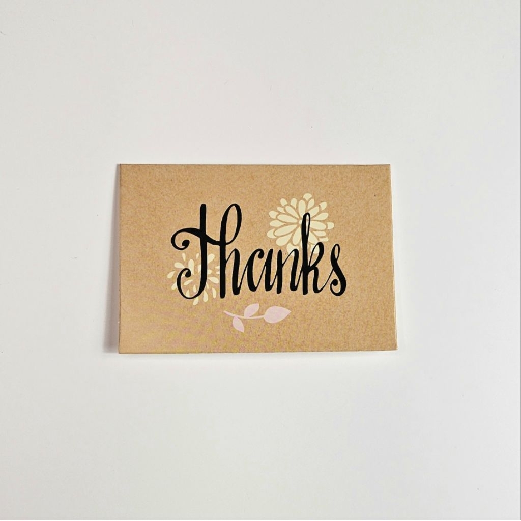 

Thank you card