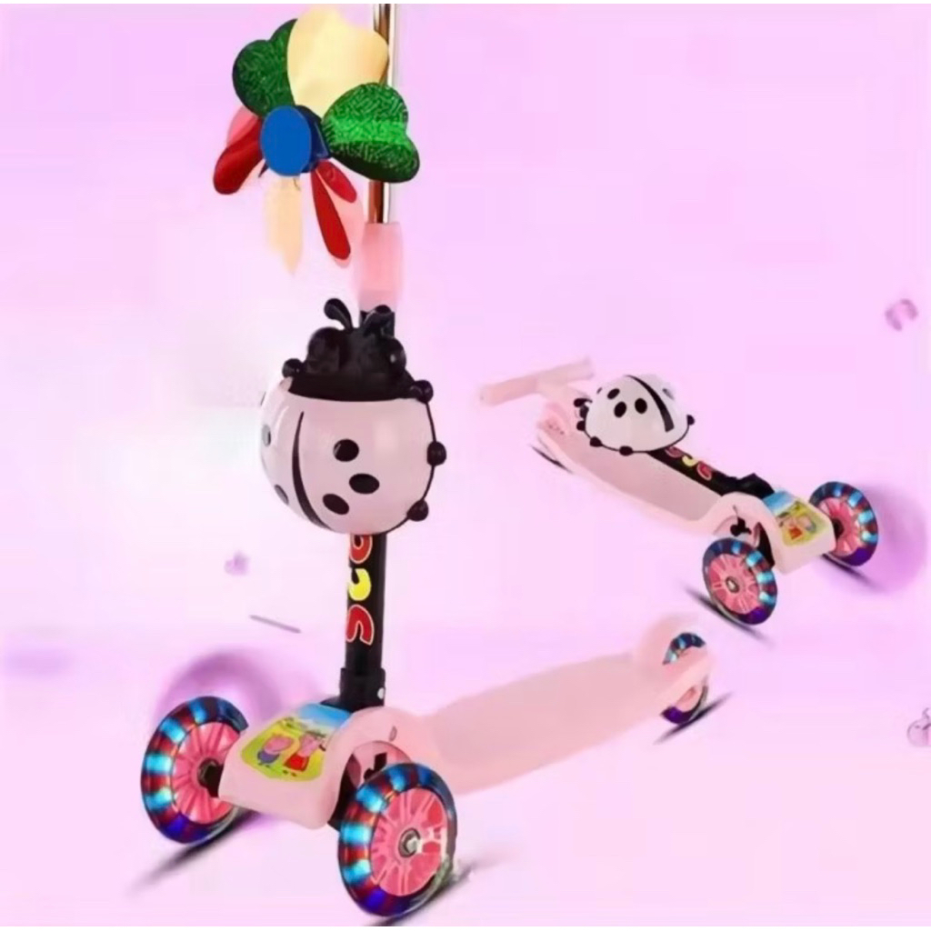 SCOOTER ANAK MURAH - SCOOTER ANAK RODA 3 - OTOPED ANAK - SCOOTER LAMPU LED