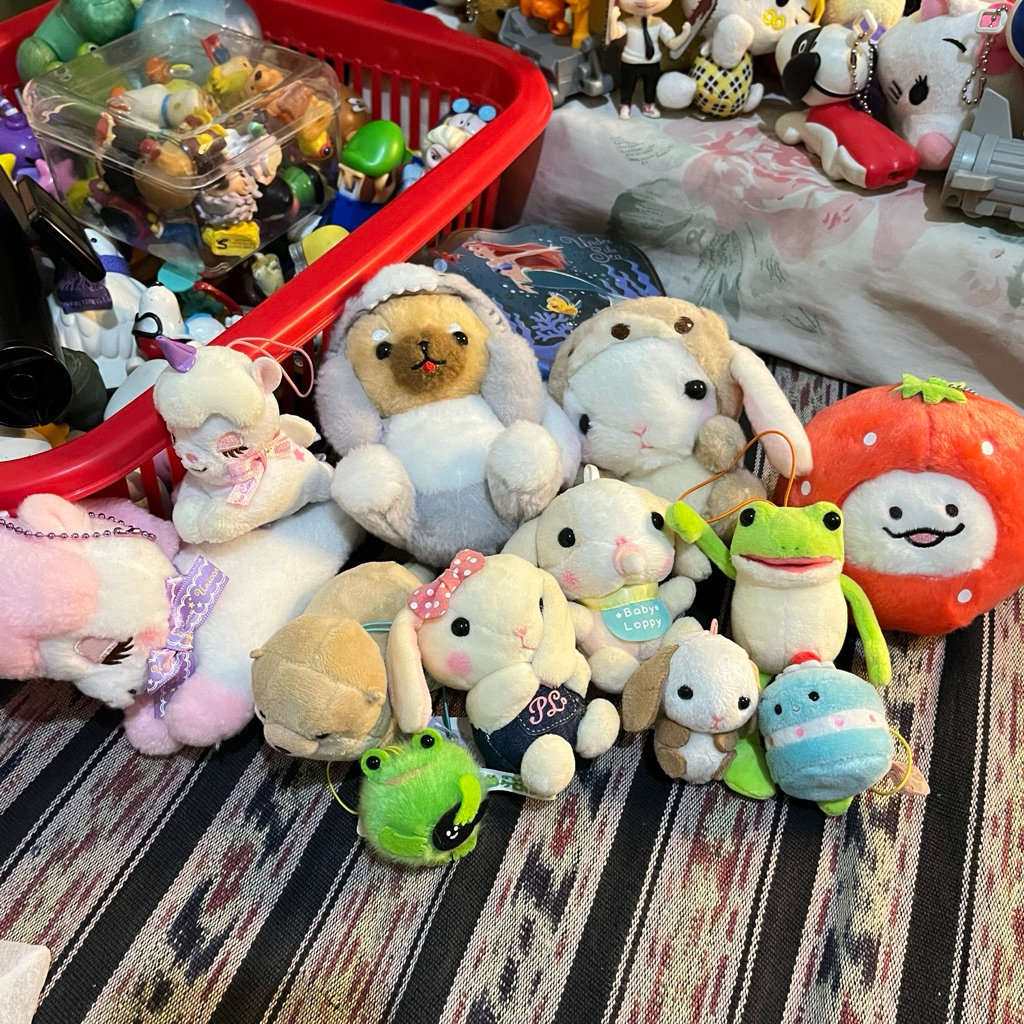 AMUSE ganci/gantungan kunci - loopy kostum/kodok/axolot stoberi/hamster/otter