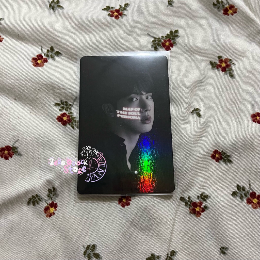 [Ready Stock] Official Photocard BTS Jin MOTS: One Holo