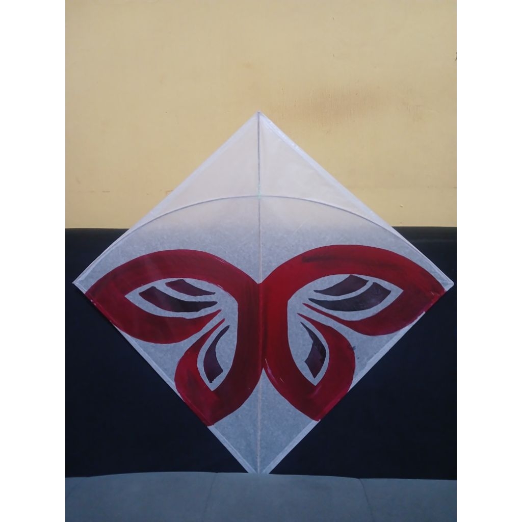 20 layangan besar kertas minyak super/ layangan aduan  dewasa ukuran 66