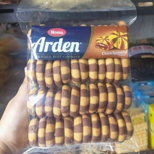 

Arden Biskuit Roma Rasa Cokelat 250 gram isi banyak Coklat Choco Splendid