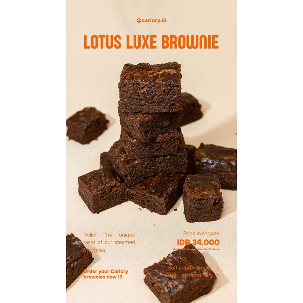 

Carlory - Lotus Luxe Steamed Brownies Bites