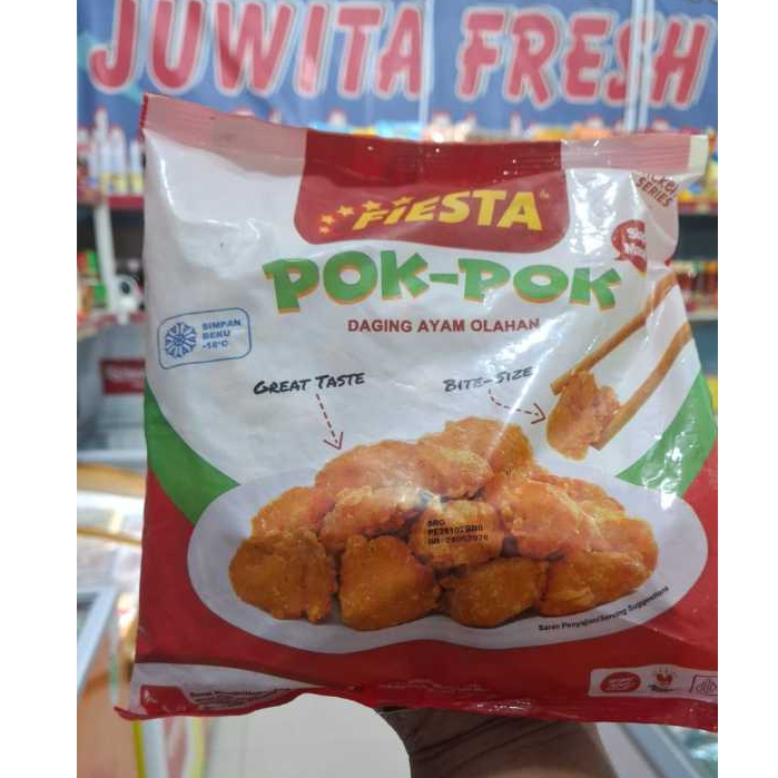 

FIESTA pok-pok { daging ayam olahan } 400gr