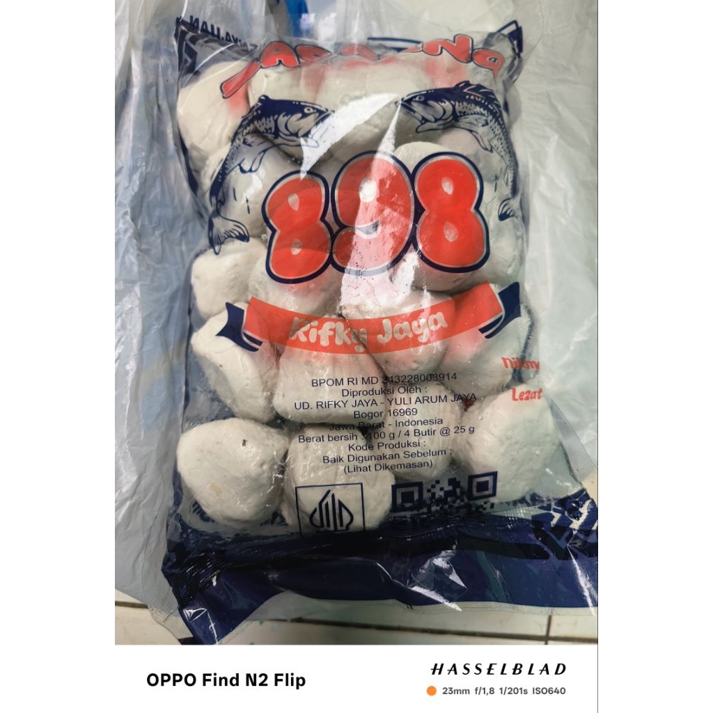 

898 Basreng / Bakso Goreng Enak isi 20pcs seafood bakso 500gr (1 pac) 1KG (2 pac)