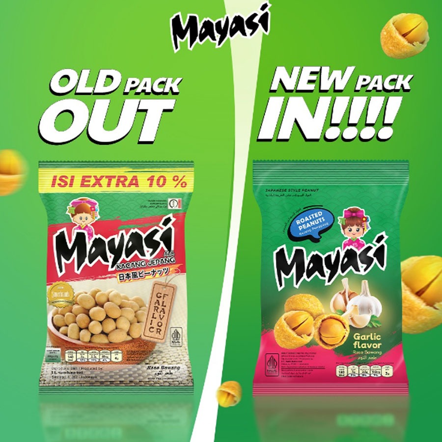 

Mayasi Bawang Kacang Jepang / Mayasi Kacang Jepang 20 gr/1 renceng isi 10 pcs