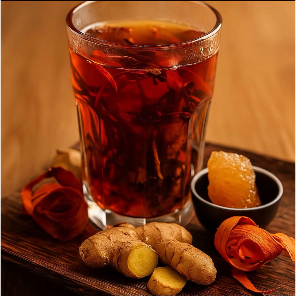 

wedang uwuh komplit gula batu / wedang uwuh