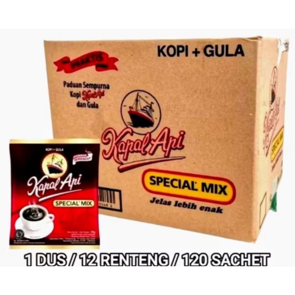 

kapal api special mix 1 karton isi 12 renteng