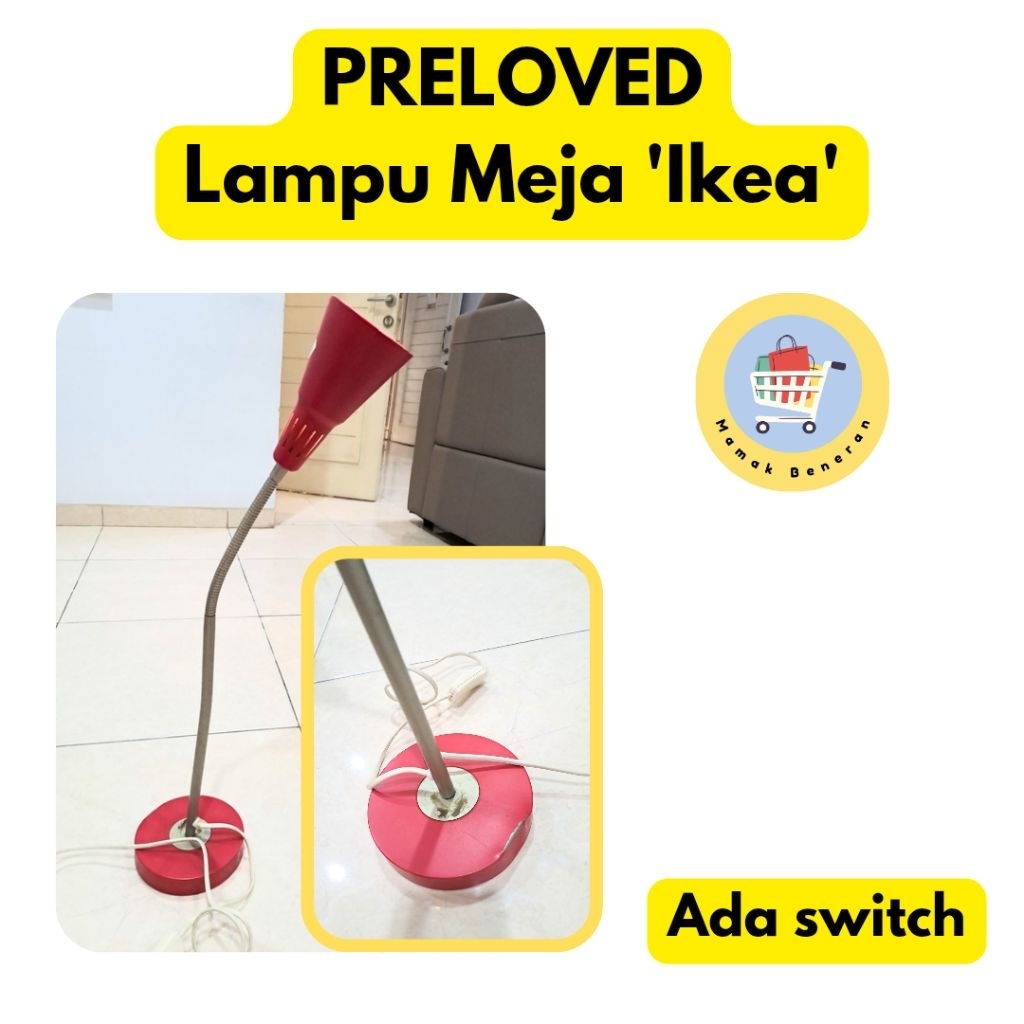 Preloved Lampu Meja Belajar Fleksibel Ikea