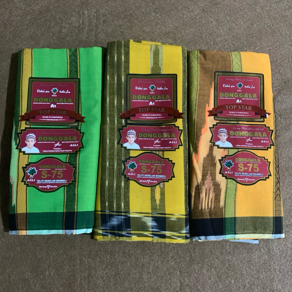 SARUNG TENUN DONGGALA MESRES S75 ORIGINAL