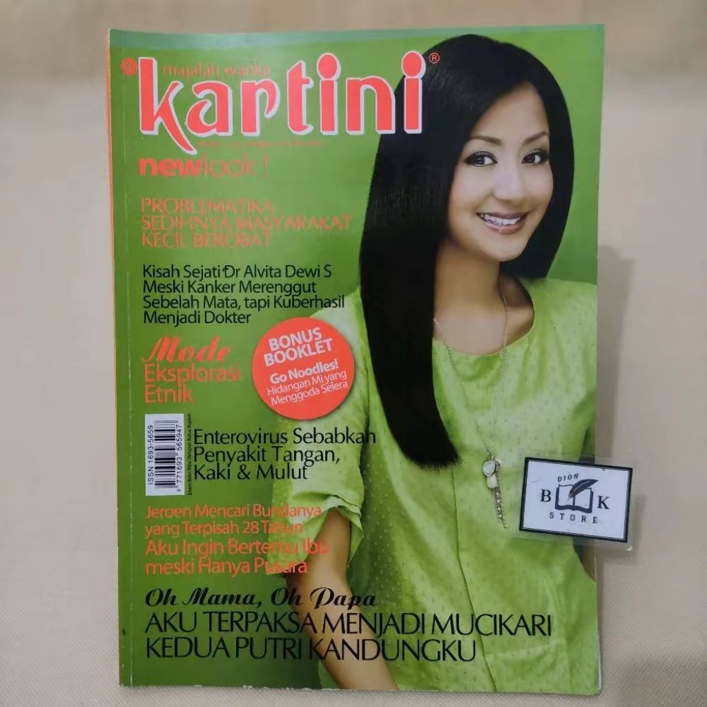 (ORIGINAL) Majalah Kartini Cover Amara - Mode Eksplorasi Etnik (1-15 April 2010)