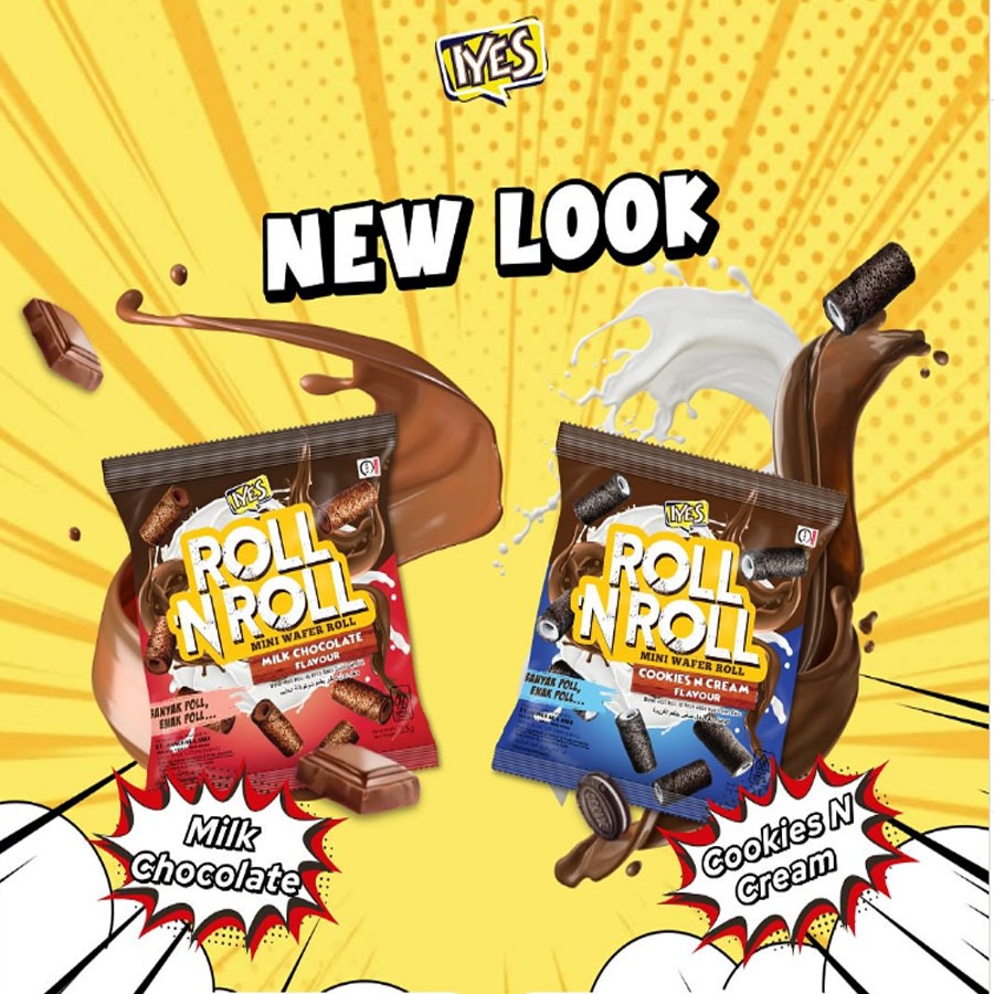 IYES ROLL N ROLL / IYES ROLL N ROLL 25 grx 1 Renceng isi 10 pcs