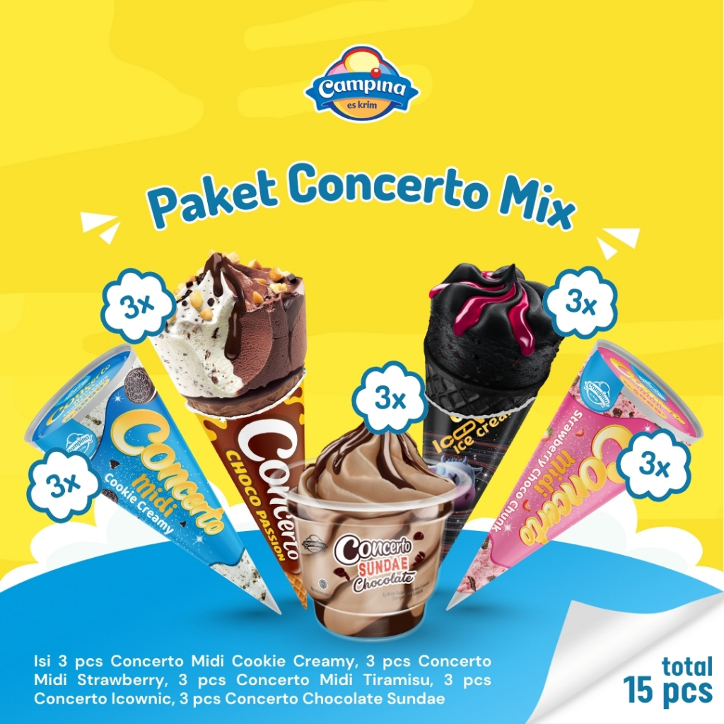 Campina Concerto Mix - Es Krim