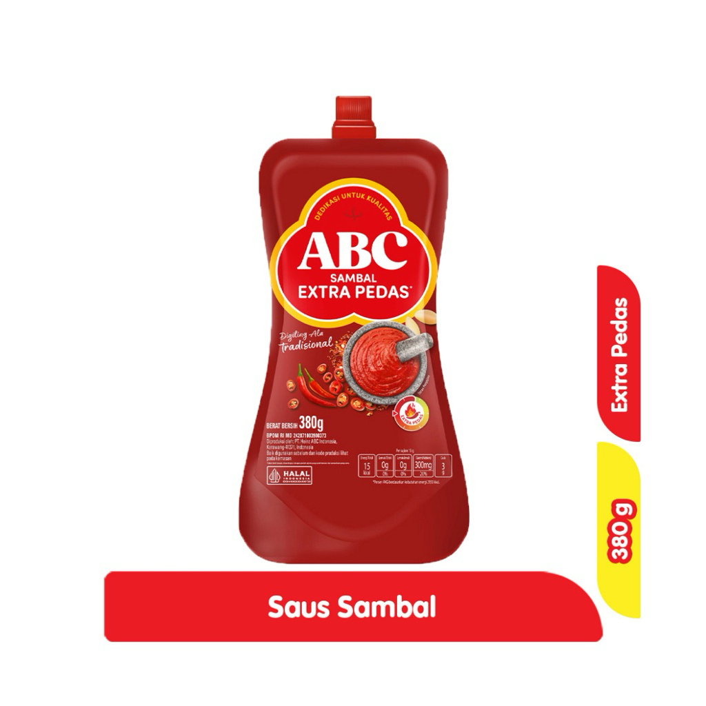 

ABC Sambal Extra Pedas Pouch 380 g