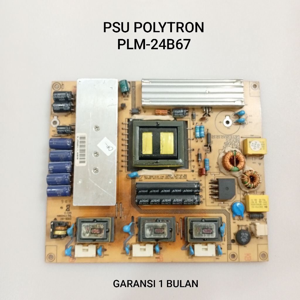 POWER SUPPLY TV POLYTRON PLM-24B67 - PSU - REGULATOR - MESIN TV LED POLYTRON