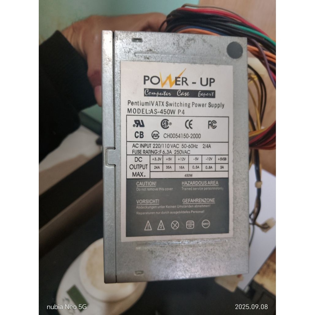 PSU POWERUP 450 WATT