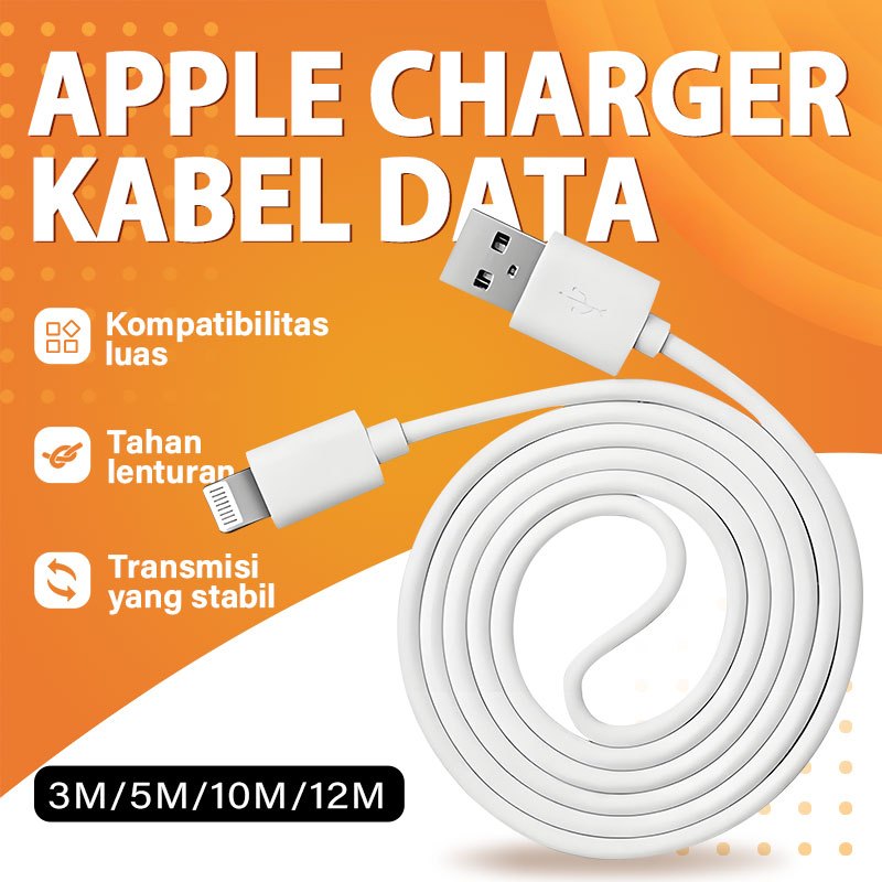 Kabel  Micro USB   5 Meter Kabel Type C 10 Meter Kabel Data Panjang 3 Meter Kabel CCTV Charger