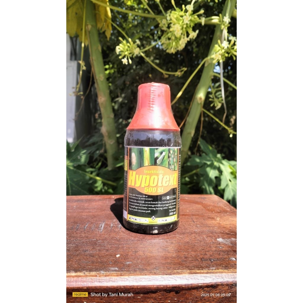 HYPOTEXT 200 ml dimehipo 500 Sl Insektisida Sistemik Basmi Burung Pipit Ulat Kaper sundep Wereng hij