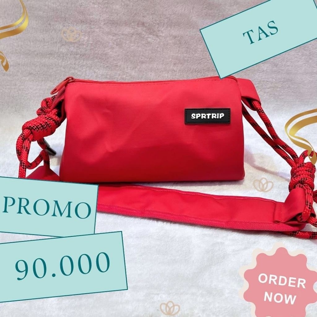 Tas Selempang Pria Bahan Parasut Tali Selempang Tebal