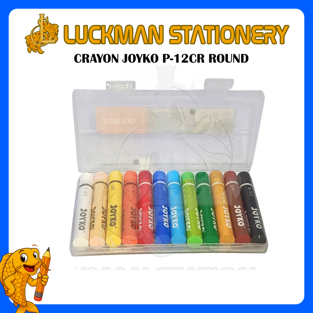 

LUCKMAN STATIONERY - JOYKO CRAYON MINI PASTEL OP-12CR / JOYKO CRAYON