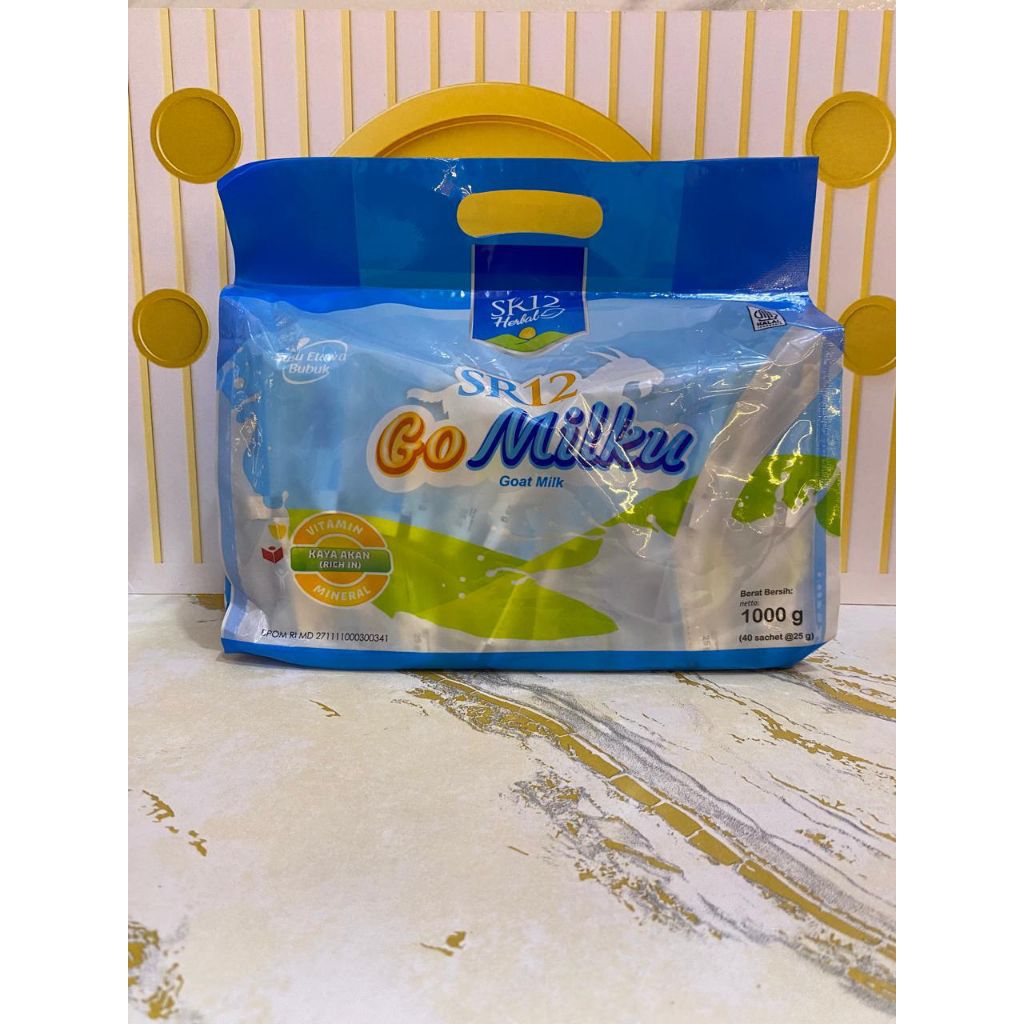 

GO MILKU SR12 susu kambing etawa original rasa original 40 pouch
