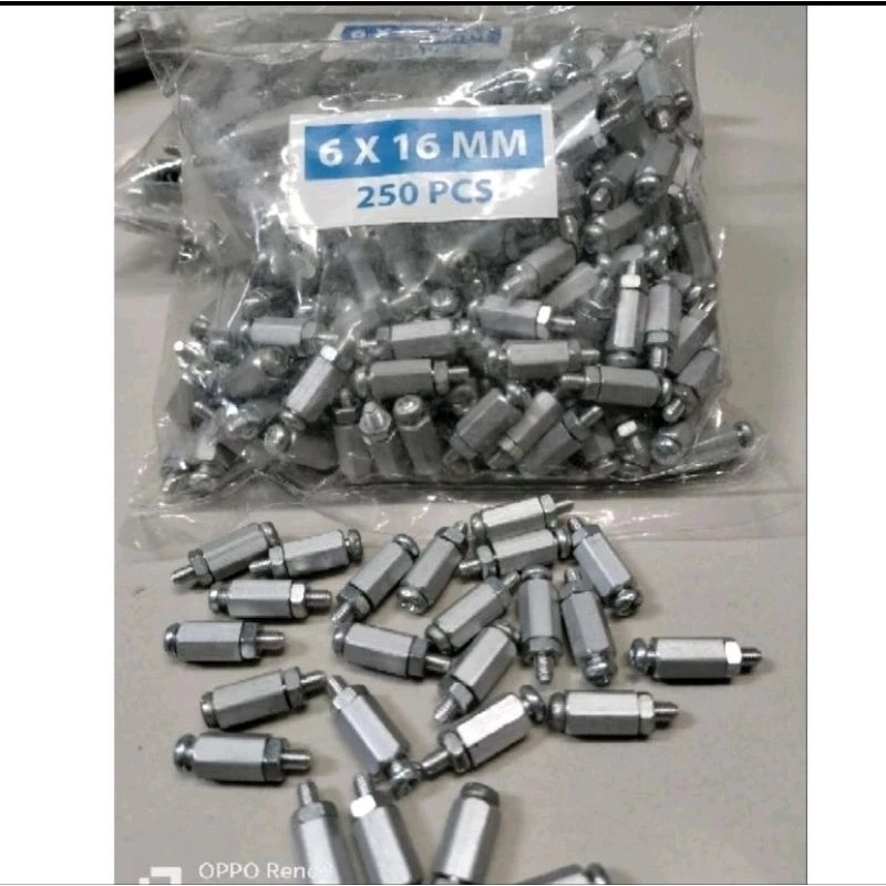 Specer PCB segi 1cm alumunium